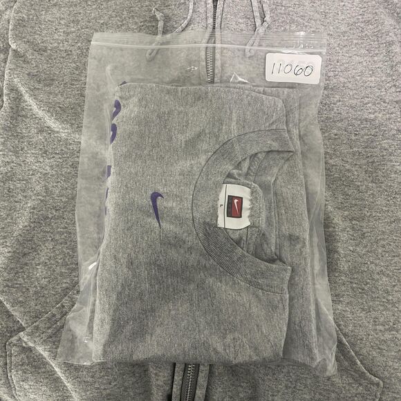 Los Angeles Lakers Shirt Mens Large Gray NBA Basketball Nike Team Crewneck - Picture 10 of 10